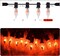 Halloween Flickering Flame String Lights Decorations Indoor Outdoor, 10Ft Twinkle Flame Lights String with 10 Flame Light for Halloween Decorations